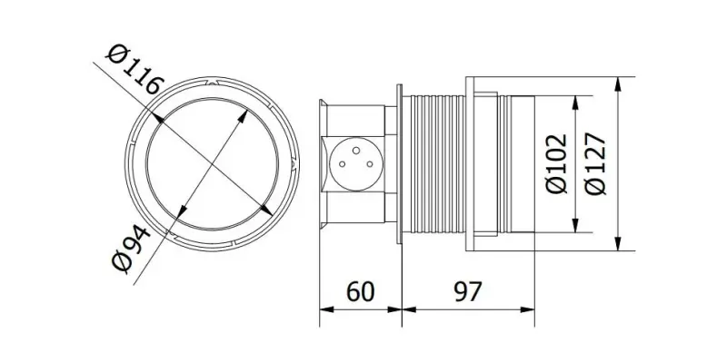 Indux Push verzinkbare randaarde zilveren keuken stopcontact in werkblad met 3 stopcontacten en 2 x USB 1208957411

na polski: Indux Push chowane gniazdko z uziemieniem w srebrnym kolorze do 