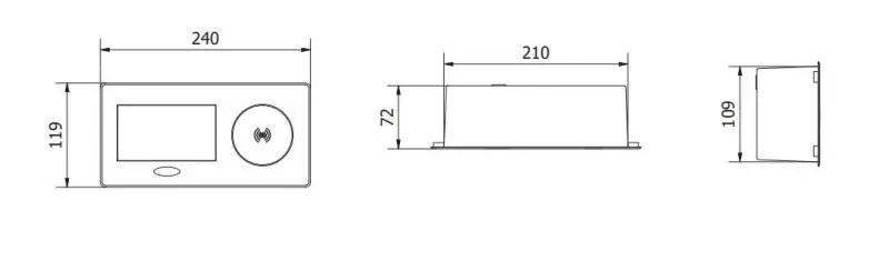 Gniazdko kuchenne Indux Flip z uziemieniem w blat kuchenny, matowe czarne, z bezprzewodowym i 2 ładowarkami USB 1208957428