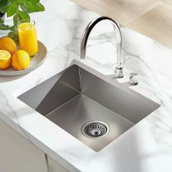 Waterevolution Flow 2-otworowa bateria kuchenna ze stali nierdzewnej RVS T151IE
