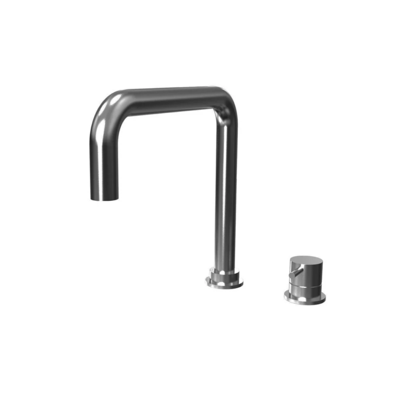 Waterevolution Flow 2-otworowa kuchenna bateria mieszająca gunmetal PVD T151HGME