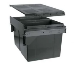 Garbi Carrier C-40-2 wbudowany system odpadów z własnymi prowadnicami i 2 koszami na śmieci 2 x 16 litrów 1208957462