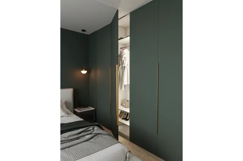 Decor Abies mosiężna złota lampa wisząca z metalową okrągłą podsufitką 3558