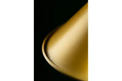 Decor Prive nowoczesna mosiężna złota lampa wisząca stożkowa 7610