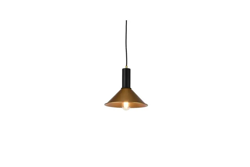 Decor Prive nowoczesna mosiężna złota lampa wisząca stożkowa 7610