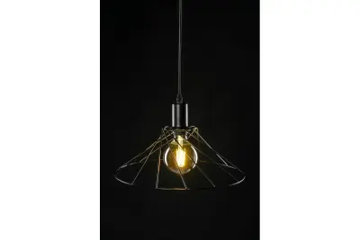 Decor Tilia czarna nowoczesna dekoracyjna lampa wisząca 7849