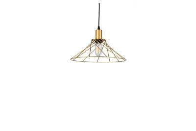 Decor Tilia nowoczesna złota dekoracyjna wisząca lampa druciana 7863