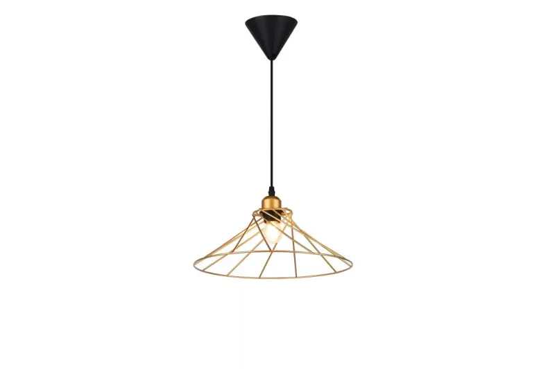 Decor Tilia nowoczesna złota dekoracyjna wisząca lampa druciana 7863