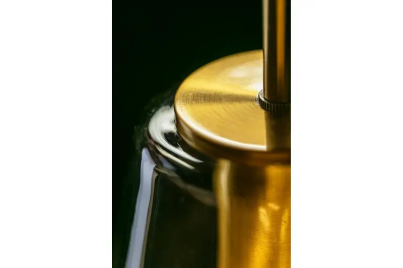 Dekoracyjna Lime nowoczesna bursztynowa lampa wisząca o wysokości 397 mm, model 7900