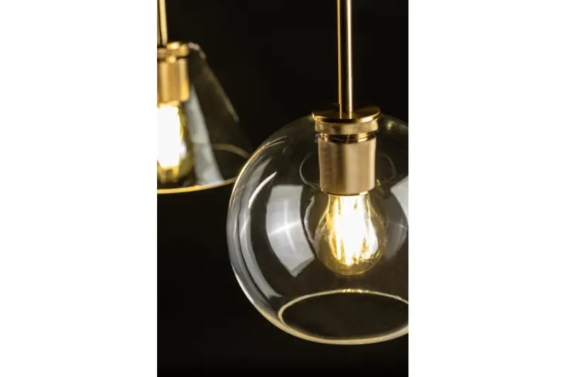 Dekor Giglas kulisty szklany wiszący żyrandol 8013