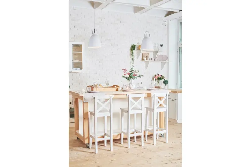 Decor Orient stożkowa metalowa lampa wisząca biała 4451