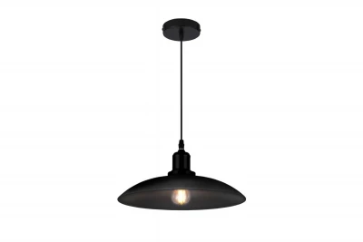 Dekor Horizon matowa czarna industrialna lampa wisząca 4512