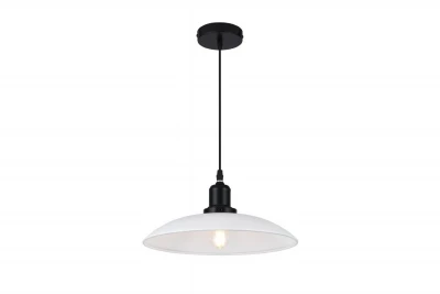 Decor Horizon matowa biała industrialna lampa wisząca 4499