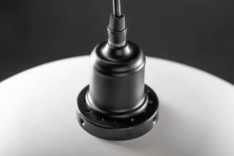 Decor Horizon matowa biała industrialna lampa wisząca 4499