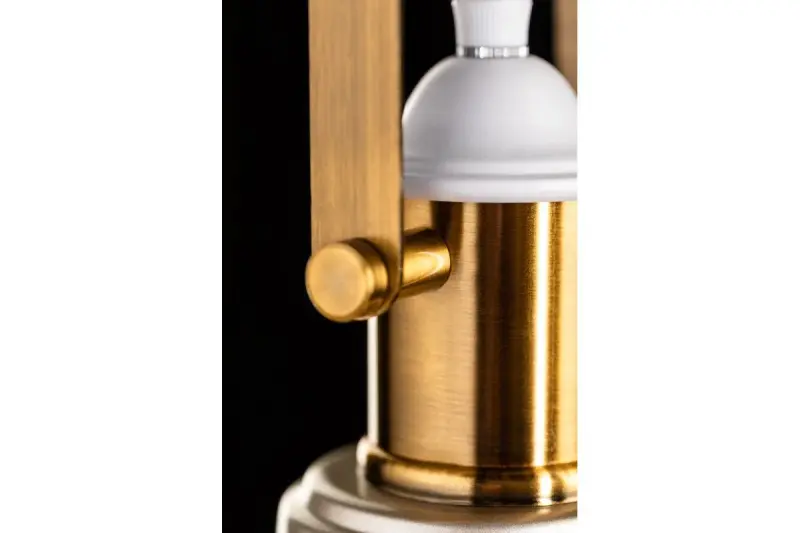 Dekor Zenit metalowa kopułowa szara lampa wisząca z metalicznym wykończeniem 4895