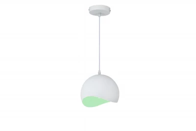 Dekor Mavia kulista biało-zielona lampa wisząca 0917