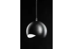 Lampa wisząca Decor Mavia w kształcie kuli, czarna, model 0931