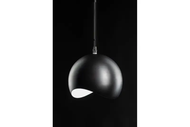Lampa wisząca Decor Mavia w kształcie kuli, czarna, model 0931