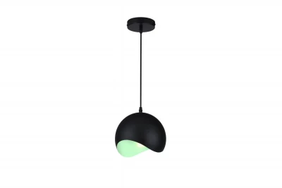 Dekor Mavia kulista czarno-zielona lampa wisząca 1839