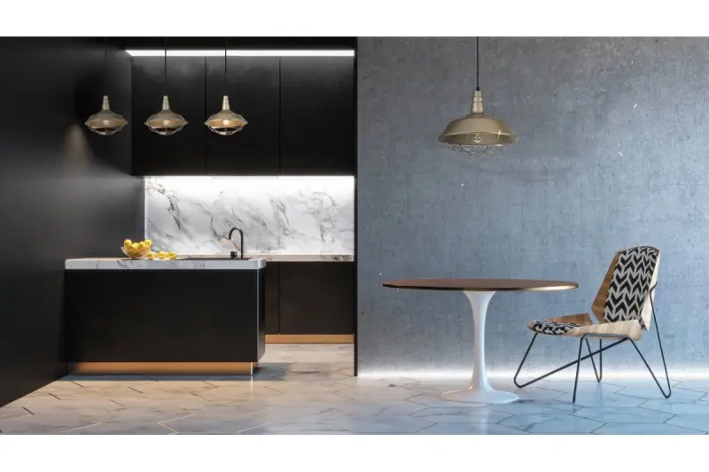 Decor Solen lampa wisząca w stylu industrialnym z złotą kratką, średnica 36,5 cm 3703