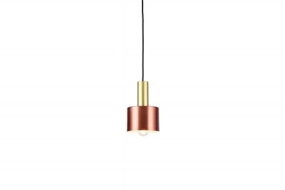 Decor Selvia wisząca lampa miedziana z mosiężnym wykończeniem średnica 12 cm 3208
