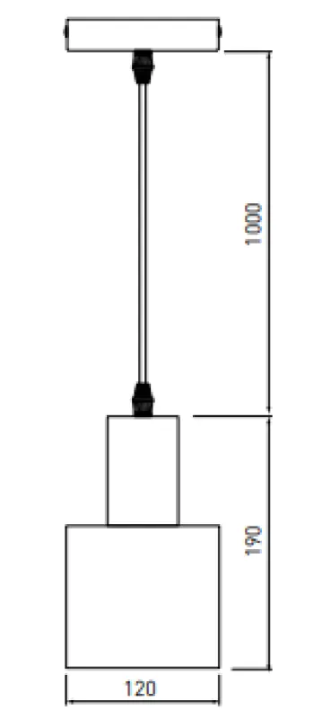 Decor Selvia wisząca lampa miedziana z mosiężnym wykończeniem średnica 12 cm 3208