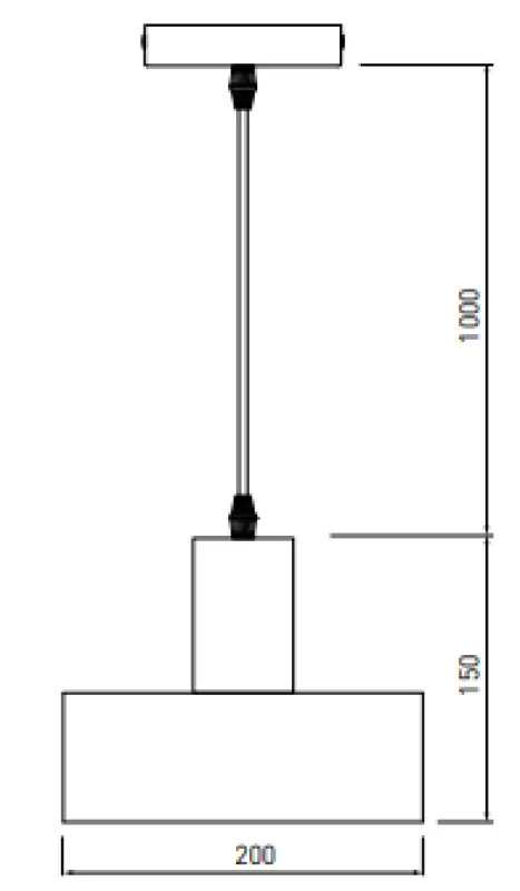 Decor Selvia lampa wisząca miedziana z mosiężnym wykończeniem, średnica 20 cm 3222