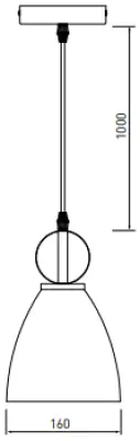 Dekor Kerala biała elegancka lampa wisząca 3253