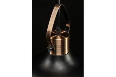 Dekor Mees czarna metalowa lampa wisząca z mocowaniem klosza w kształcie lampy naftowej 2363