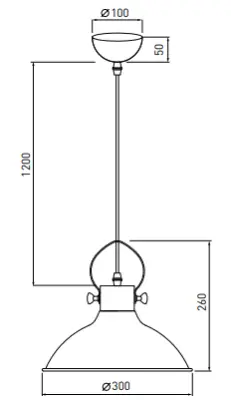 Dekor Mees czarna metalowa lampa wisząca z mocowaniem klosza w kształcie lampy naftowej 2363
