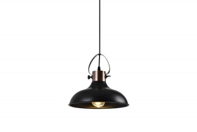 Dekor Mees czarna metalowa lampa wisząca z mocowaniem klosza w kształcie lampy naftowej 2363