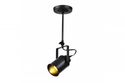 Decor Demir czarna lampa wisząca z 1 źródłem światła 3963