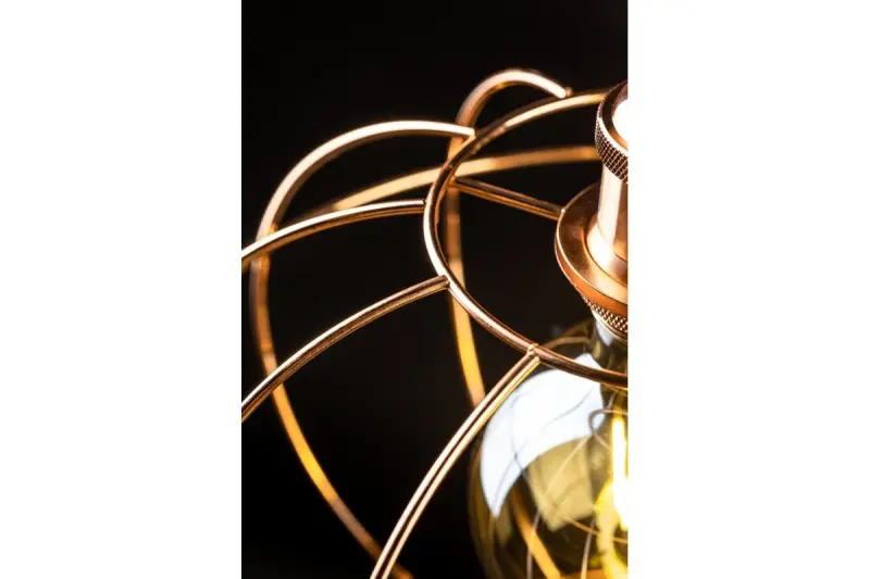 Decor Viela wisząca lampa druciana, kulista, miedziana, średnica 27,5 cm 7047