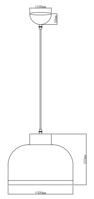 Decor Goldi czarna złota nowoczesna lampa wisząca średnica 30 cm 4090