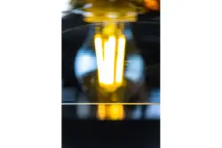 Decor Marite klasyczna lampa wisząca czarno-złota z odcieniem szkła, średnica 26 cm 7085