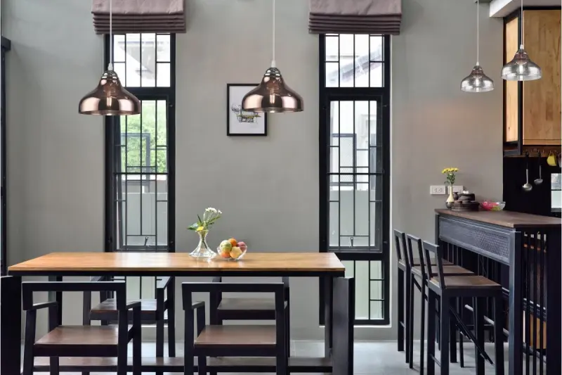 Decor Marite klasyczna lampa wisząca brązowe barwione szkło średnica 26 cm 7108