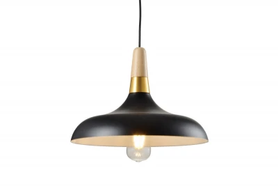 Deco Skandi nowoczesna czarna lampa wisząca, średnica 35 cm, 7382