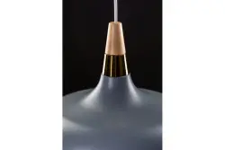 Dekor Skandi nowoczesna szara lampa wisząca, średnica 35 cm, model 7368
