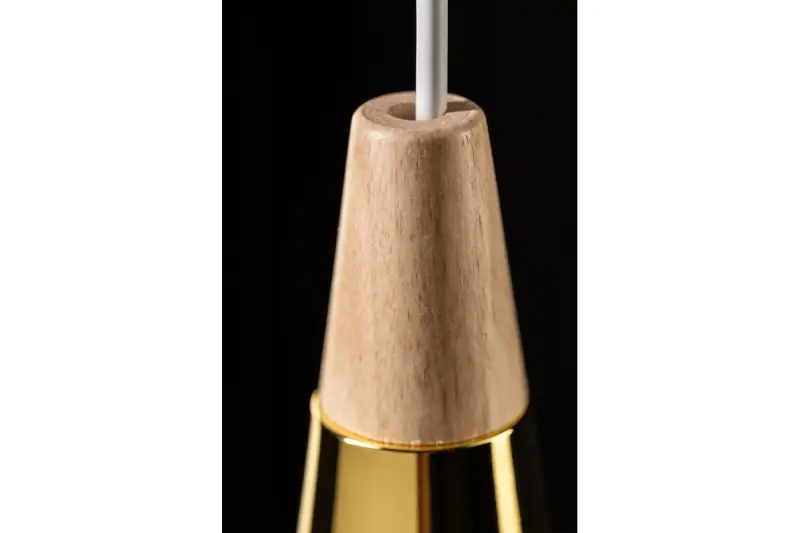 Dekor Skandi nowoczesna szara lampa wisząca, średnica 35 cm, model 7368