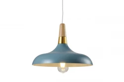 Decor Skandi nowoczesna niebieska lampa wisząca, średnica 35 cm, 7429