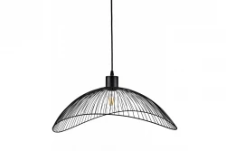 Deco Reto vintage czarna druciana lampa wisząca, średnica 40 cm, 4137