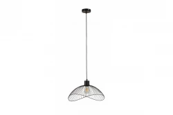 Decor Reto vintage czarna wisząca lampa druciana, średnica 50 cm, model 4151