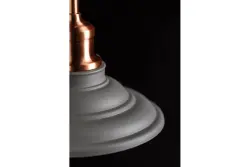 Decor Loret ponadczasowa szara lampa wisząca, średnica 20,5 cm 8854