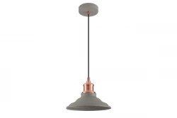 Decor Loret ponadczasowa szara lampa wisząca, średnica 20,5 cm 8854