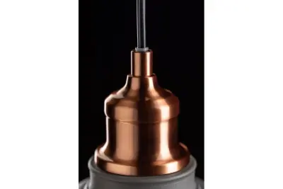 Decor Loret ponadczasowa szara lampa wisząca, średnica 20,5 cm 8854