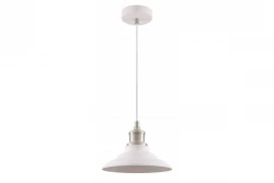 Decor Loret ponadczasowa biała lampa wisząca o średnicy 20,5 cm 9691