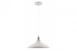 Decor Loret ponadczasowa biała lampa wisząca, średnica 34,8 cm, 9844