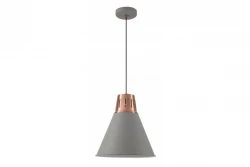 Decor Gianni stylowy szary miedziany wiszący żyrandol, średnica 32 cm, model 8167