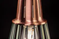 Dekor Kaliope modna zielona wisząca lampa druciana, średnica 18 cm, 8044
