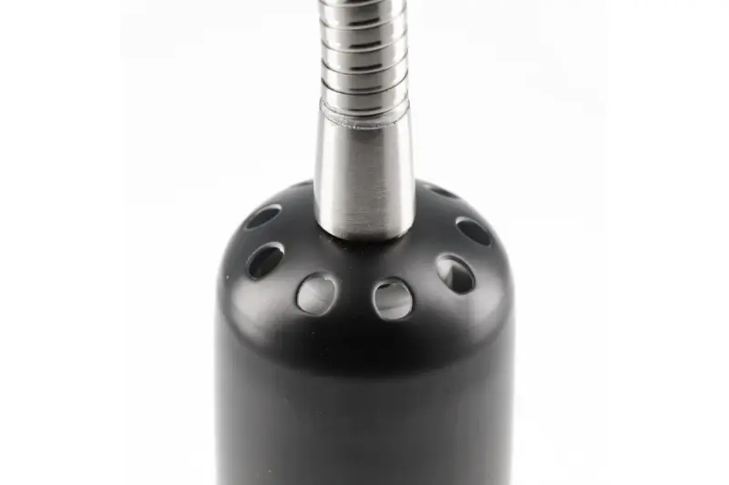 Decor Etore czarna kinkiet z metalowym ramieniem, średnica 11 cm, 1860