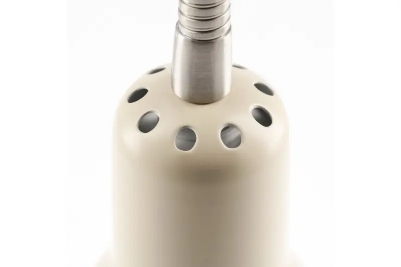 Decor Etore beige kinkiet z metalowym ramieniem, średnica 11 cm, model 1907